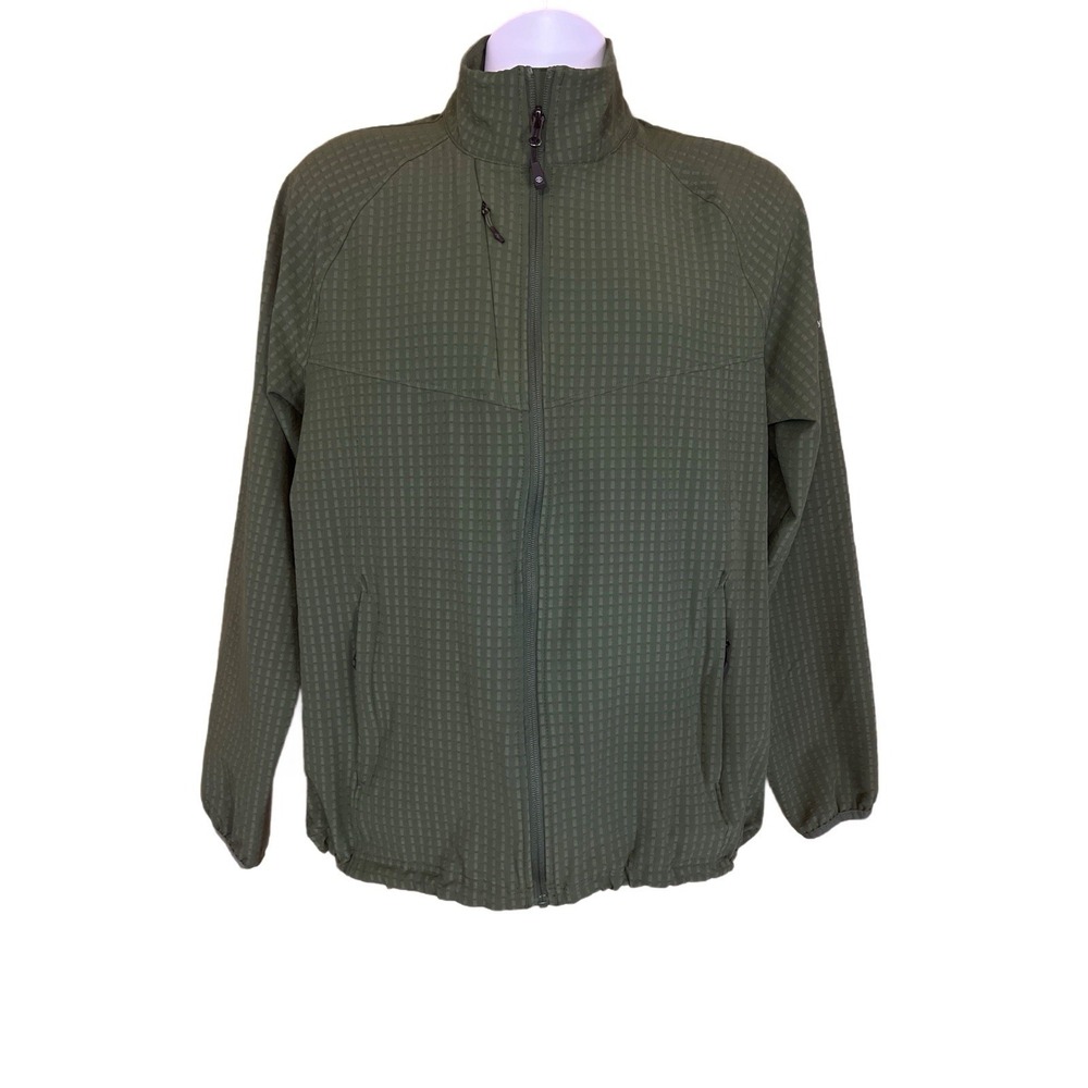 Stormtech Kyoto Jacket Men's  Large Full Zip 3 Zip Pockets Army Green See Photos